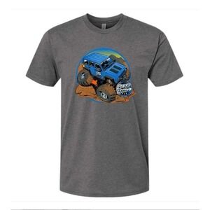 Next Level Apparel Gray‎ Robby Layton Truck Nation Off Road T-Shirt - Large